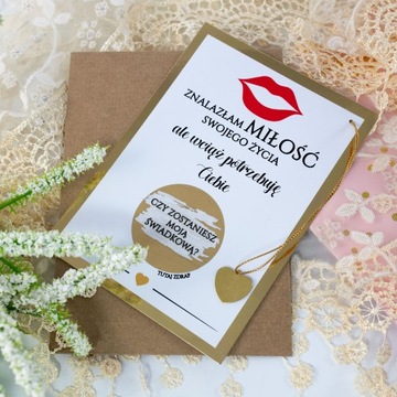 Подарок скретч-карты для фрейлины