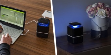 ИНСЕКТИЦИДНАЯ ЛАМПА ЭЛЕКТРИЧЕСКАЯ ЛОВУШКА ДЛЯ КОМАРОВ FLY USB VAYOX ВЕНТИЛЯТОР