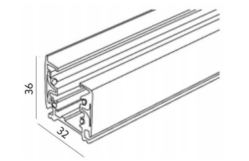 ЛИНЕЙНЫЙ РАЗЪЕМ ДЛЯ 3-ФАЗНОЙ ШИНЫ ШИНА, ЧЕРНЫЙ
