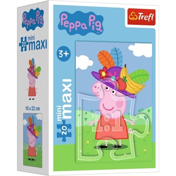 Puzzle 20 MiniMaxi ŚWINKA PEPPA Trefl 21003