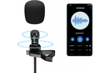 Петличный микрофон Mozos LAVMIC1 с разъемом 3,5 мм для разговорного зажима