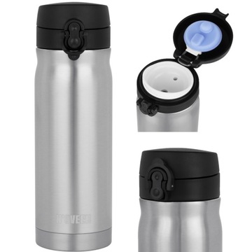 ТЕРМОС ДЛЯ КОФЕ И ЧАЯ, СВЕТОТЕЛЯЮЩАЯ ТЕРМОКРУЖКА