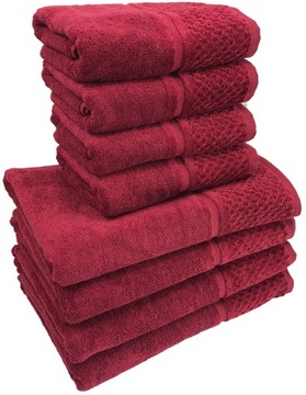 НАБОР ПОЛОТЕНЦИЙ 8 ШТ. ПОЛОТЕНЦА В ПОДАРОК