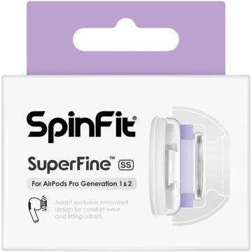 SpinFit SuperFine - do AirPods Pro 1&2 Gen - r. SS