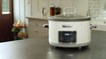 Мультиварка CrockPot 5л DuraCeramic, функция тушения, электрическая кастрюля