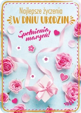 Нежная 3D открытка на день рождения GM722