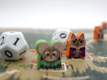 Наклейки Meeple: набор наклеек для Root