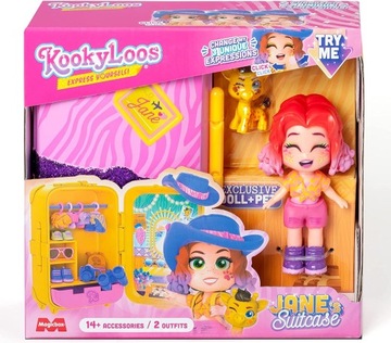 KookyLoos Walizka JANE Figurka + Zwierzak