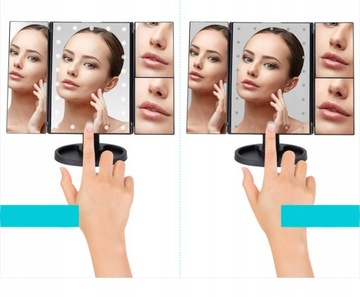 КОСМЕТИЧЕСКОЕ ЗЕРКАЛО СО СВЕТОДИОДНОЙ ПОДСВЕТКОЙ для макияжа