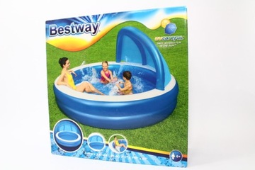 Basen dmuchany+daszek 241x241x140 B54337, BESTWAY, 181912.