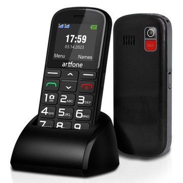 TELEFON Z KLAPKĄ KOMÓRKA GSM SIMPLE DLA SENIORA RADIO SOS DUŻE CYFRY