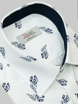 Koszula Movani taliowana dł rękaw POLSKA Twill rozm. M 39-40/176-82