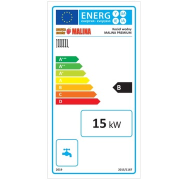 ПЕЧЬ PEASIA 5 КЛАСС 15кВт ЭКОДИЗАЙН МАЛИНОВЫЙ КОТЛ