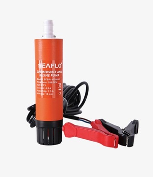 ВОДЯНОЙ НАСОС 12 В ПОГРУЖНОЙ + РАСХОД 18 Л/МИН Кабель 5 м с зажимами типа «крокодил»