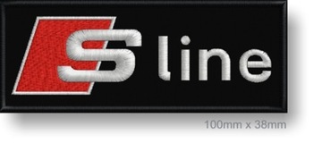 Naszywka Audi S-line 100 x 38mm HAFT tuning