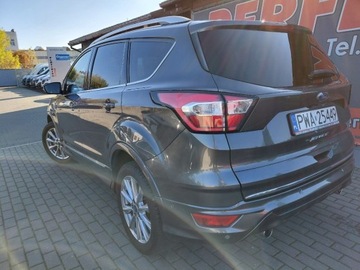 Ford Kuga II SUV Facelifting 1.5 TDCi 120KM 2017 Ford Kuga VIGNALE Full LED El.fotele Kamera Elektryka Tempomat Sensor Alu, zdjęcie 4