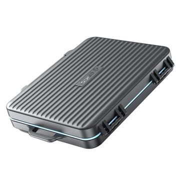 Orico Etui na karty pamięci: 6x SD, 18x microSD, twarde, wodoodporne czarne