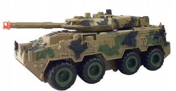 ТАНК на колесах, НА АККУМУЛЯТОРАХ, ЗВУК, СВЕТ