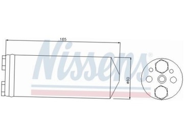 NISSENS 95425 SUŠIČ KLIMATIZACE