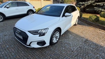 Audi A3 8Y Sportback 1.0 30 TFSI 110KM 2021 Audi A3 Sportback 1.0 Benzyna 110KM 2021r 1 właściciel, salon Polska