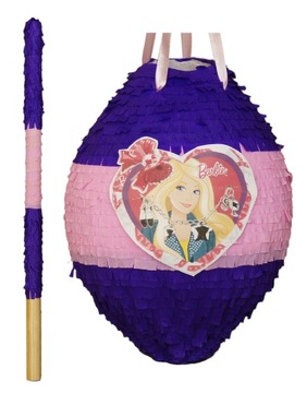 Piniata Barbie XL na urodziny + Kij