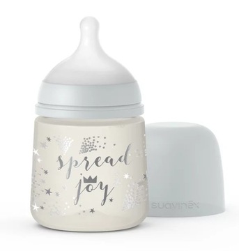 SUAVINEX BUTELKA JOY 150ML SZARA KORONA 0+