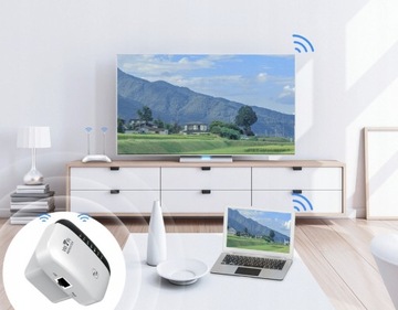 УСИЛИТЕЛЬ СИГНАЛА WI-FI МОЩНЫЙ РЕПИТЕР-РОУТЕР СИЛЬНЫЙ ДЕЙСТВИЕ 300 МБ/С