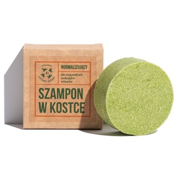 Szampon w kostce włosy przetłuszczające Cztery Szpaki 75 ml