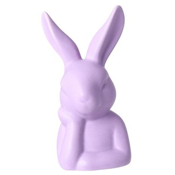 KRÓLIK CERAMICZNY MATOWY FIOLETOWY Wielkanoc