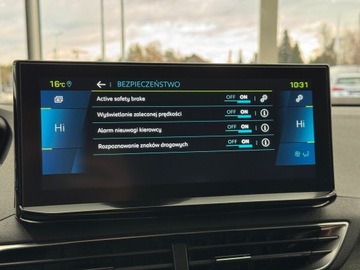 Peugeot 3008 II Plug-In Hybrid Facelifting 1.6 HYBRID 225KM 2021 Peugeot 3008 Allure Pack / LED / Kamera / 1właścic, zdjęcie 34