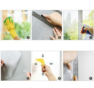 Matowa folia na okna meble balkon szybę drzwi mleczna 70cm x 100cm