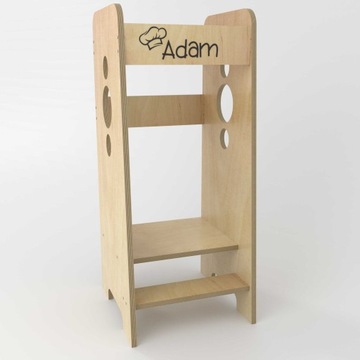 КУХОННЫЙ ПОМОЩНИК Персонализированный с именем Pod Stool