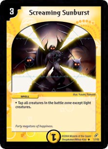 *DM-04 DUEL MASTERS - SCREAMING SUNBURST - !!!