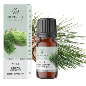 OLEJEK Olejki ZAPACHOWE AROMATIQUE 12ml DRZEWO CEDROWE ZAPACH DRZEWNY