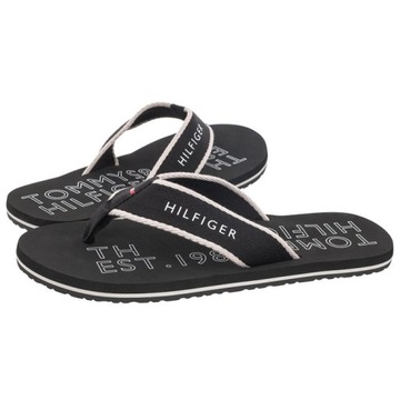 Buty Japonki Tommy Hilfiger Beach Sandal Czarne