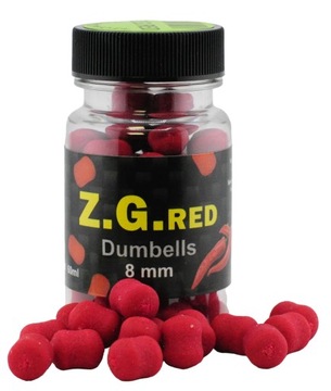 Z.G.RED DUMBELLS MCKARP 8mm Przynęta PIKANTNA! NEW