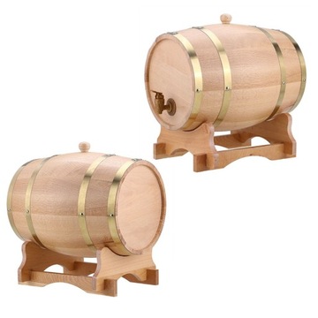 Диспенсер для вина из дерева и дерева емкостью 10 литров, для виски Бурбон Текила