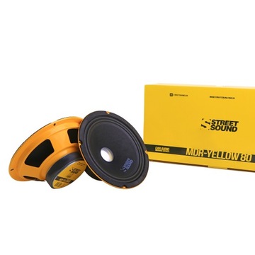 Однополосные автомобильные колонки STREET SOUND - YELLOW80 (240Вт) SPL 20см