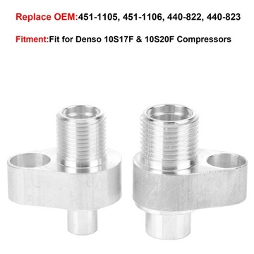 Комплект болтов переходника компрессора переменного тока LS, уплотнительные кольца 451-1105