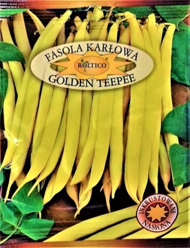 Fasola karłowa Golden Teepee żółta nasiona 30g