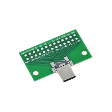 Moduł adaptera USB-C 3.1 DIP/PCB - wtyk/męski