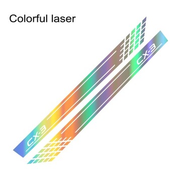 2 шт. боковые наклейки на дверь автомобиля, виниловая пленка для Mazda CX-3 Racing Sports Styling