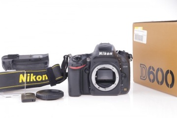 Lustrzanka Nikon D600 korpus + grip MD-14, przebieg 34897 zdjęć