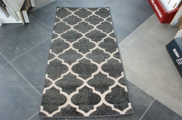 ПЛОСКИЙ ПЛЕТЕННЫЙ КОВЕР FRYEZE 60x120 см LAGO CLOVER АНТРАЦИТ