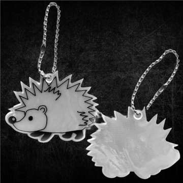 БРЕЛОК ДЛЯ БРЕЛОК СВЕТООТРАЖАЮЩИЙ РЮКЗАК КУЛОН СВЕТООБРАЗИТЕЛЬНЫЙ «ЕЖ»