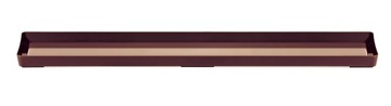 PODSTAWKA POD SKRZYNKĘ BALKONOWĄ AGRO IP600 dł.54,5cm szer.12,5cm BRĄZOWA
