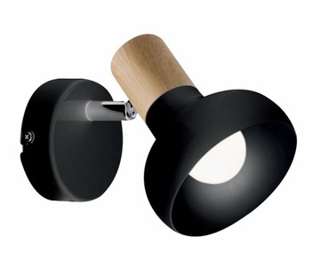 Lampa Arezzo kinkiet czarny LP-1420/1W BK