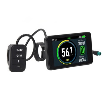 Rower elektryczny T8 wyświetlacz LCD kolorowy ekra