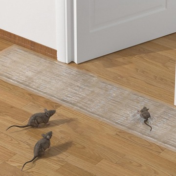 PUŁAPKA LEPOWA LEP NA MYSZY SZCZURY MOCNY KLEJ ŁAPKA mata 120x27,5cm. 5szt.