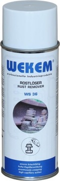Odrdzewiacz w Sprayu do Metalu podwozia srub Rust off Remover 400ml WEKEM